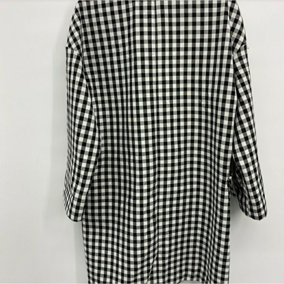 Black Tape Checkered Coat - Picture 4 of 7